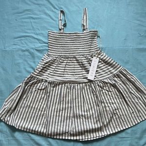 NWT Lumiere X Urban Outfitters Blue and White Stripped Dress